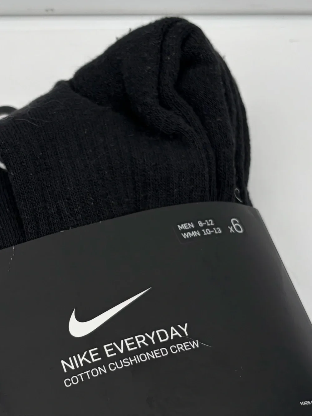 NIKE EVERYDAY COTTON CUSHIONED CREW SOCKS